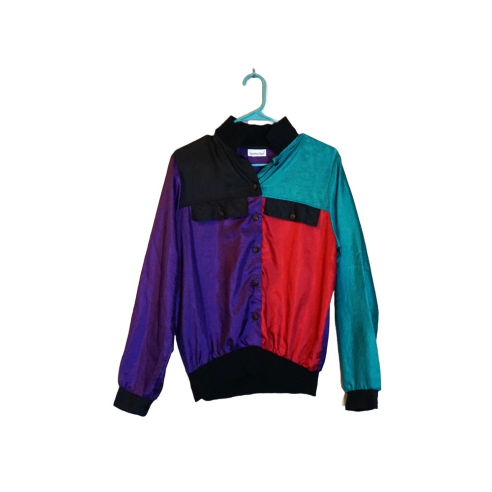 90s Colorblock Windbreaker
